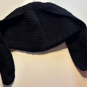 Black Knitted Women's Hat